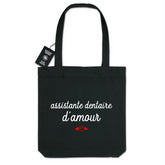 Totebag Assistante dentaire d`amour