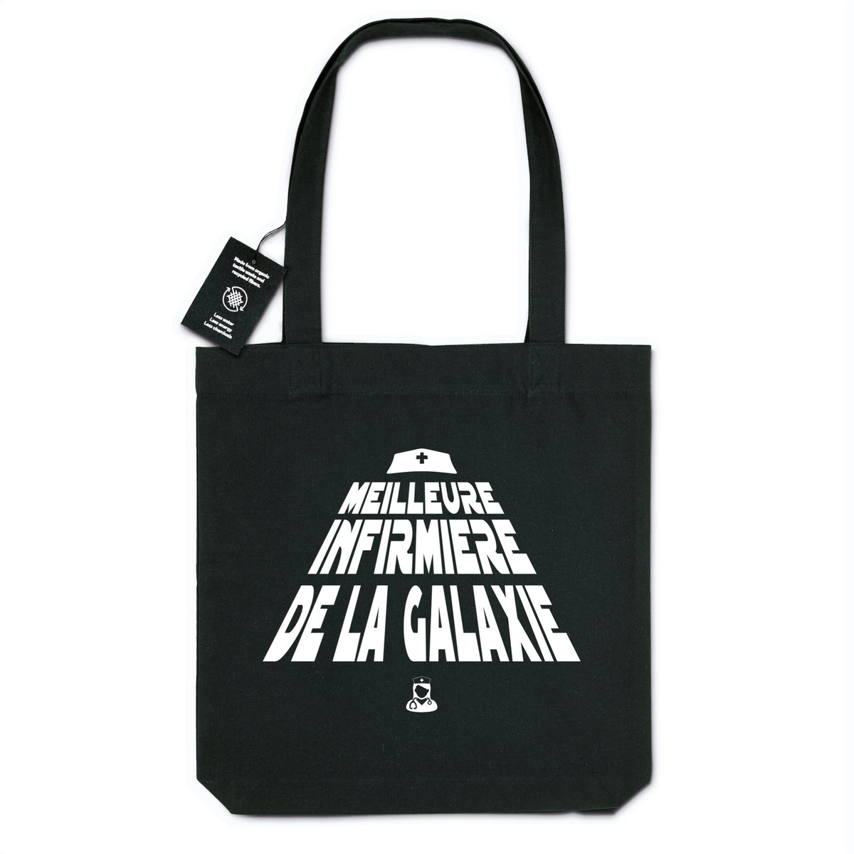 Totebag infirmière galaxie